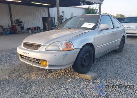 1997 Honda Civic Ex from USA, damaged, VIN 1HGEJ8245VL131434